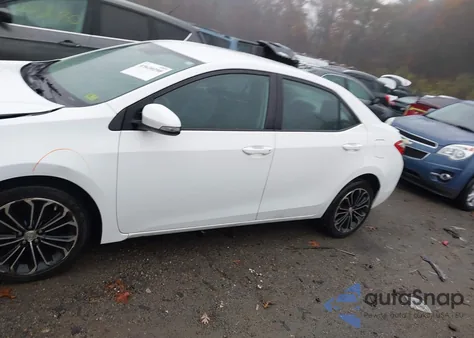 2015 Toyota Corolla S Plus z USA, uszkodzony, nr VIN 2T1BURHE2FC399185